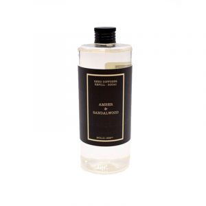 Recambio de mikado ambientador 500 mL. Basil & Mandarín // Amber & Sandalwood
