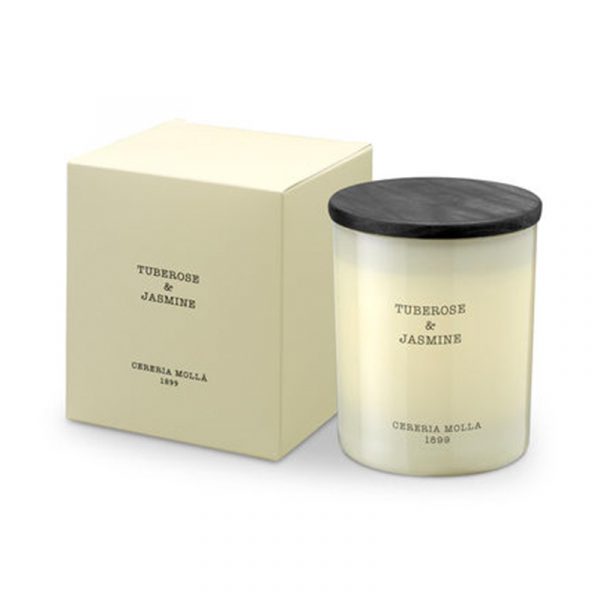 Tuberose & Jasmine Vela vaso cristal 230 Grs